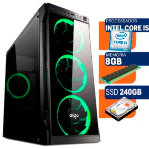 Computador Gamer Aigo Beyond Intel I5 8gb Ssd 240Gb